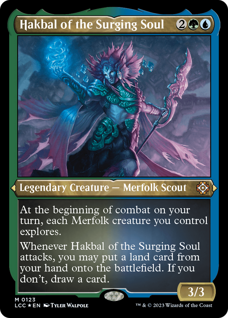 Hakbal of the Surging Soul (Display Commander) [The Lost Caverns of Ixalan Commander] | Cracking-Singles