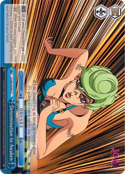 Determination to Awaken (JJ/S66-E098 CC) [JoJo's Bizarre Adventure: Golden Wind] | Cracking-Singles