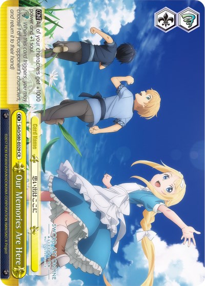 Our Memories Are Here (SAO/S80-E029 CR) [Sword Art Online -Alicization- Vol.2] | Cracking-Singles