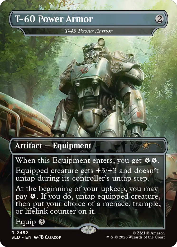 T-60 Power Armor - T-45 Power Armor [Secret Lair Drop Series] | Cracking-Singles