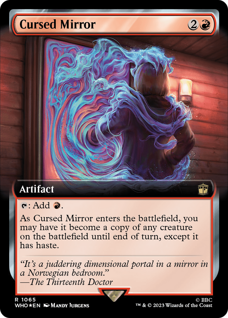 Cursed Mirror (Extended Art) (Surge Foil) [Doctor Who] | Cracking-Singles