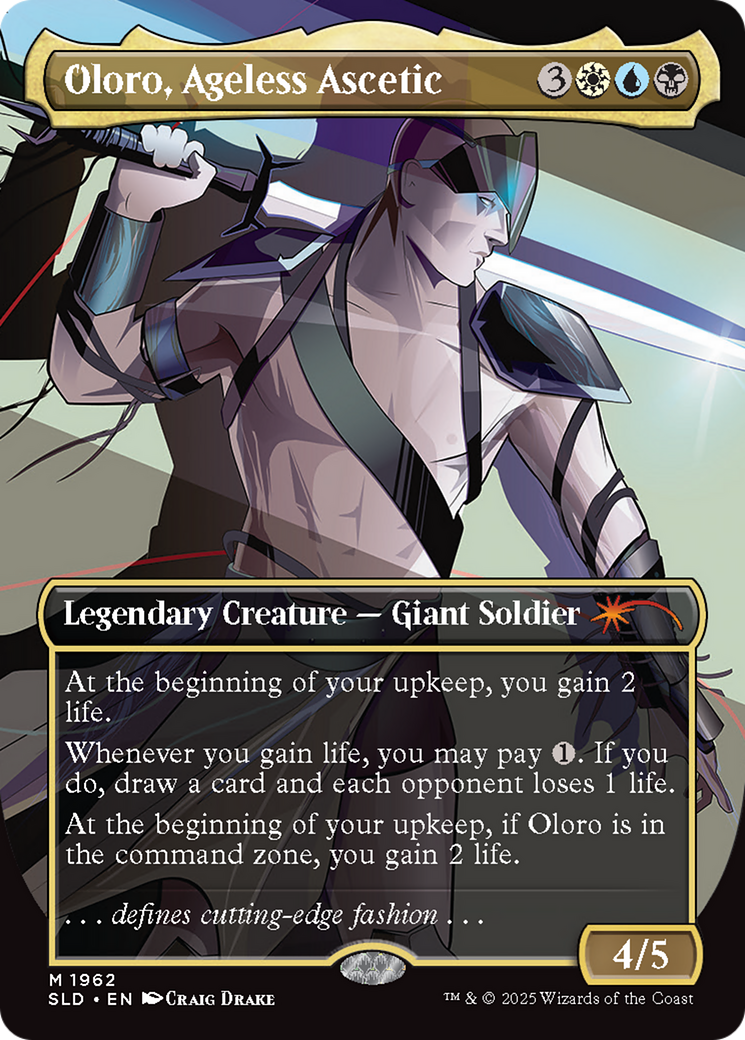 Oloro, Ageless Ascetic (Rainbow Foil) [Secret Lair Drop Series] | Cracking-Singles