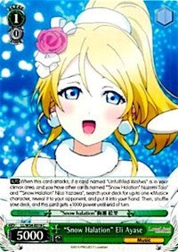 "Snow Halation" Eli Ayase (LL/W34-E019 C) [Love Live! Vol. 2] | Cracking-Singles