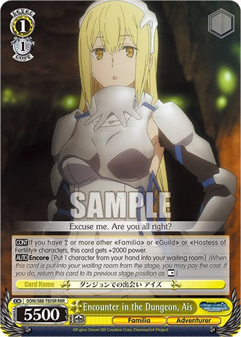 Encounter in the Dungeon, Ais (DDM/S88-TE05R RRR) [Is it Wrong to Try to Pick Up Girls in a Dungeon?] | Cracking-Singles