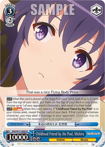 Childhood Friend by the Pool, Michiru [Saekano How to Raise a Boring Girlfriend. flat] | Cracking-Singles