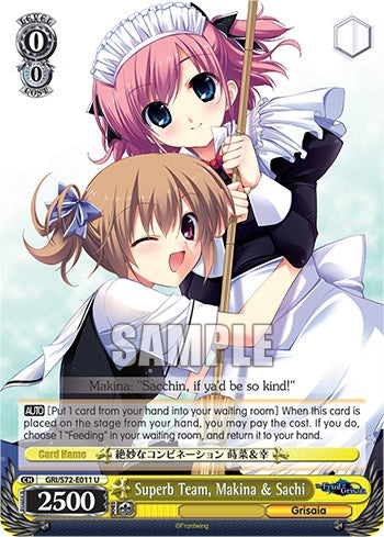 Superb Team, Makina & Sachi [The Fruit of Grisaia] | Cracking-Singles