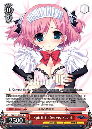 Spirit to Serve, Sachi [The Fruit of Grisaia] | Cracking-Singles
