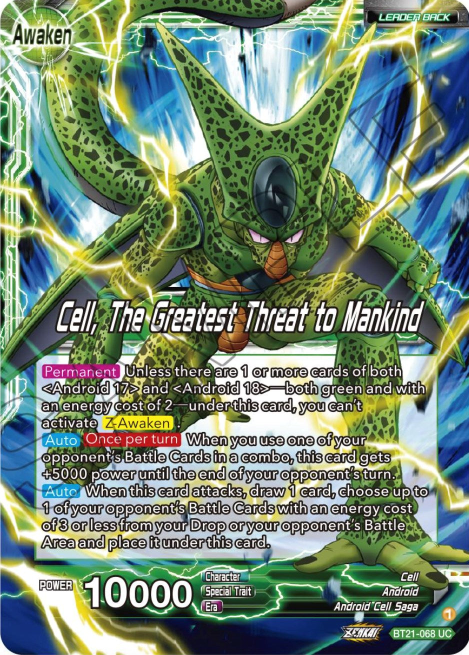 Cell // Cell, The Greatest Threat to Mankind (BT21-068) [Wild Resurgence] | Cracking-Singles