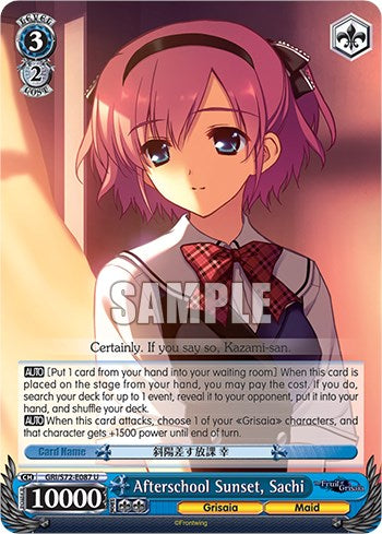 Afterschool Sunset, Sachi [The Fruit of Grisaia] | Cracking-Singles