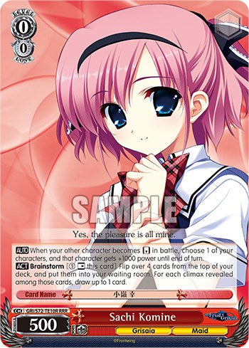 Sachi Komine [The Fruit of Grisaia] | Cracking-Singles