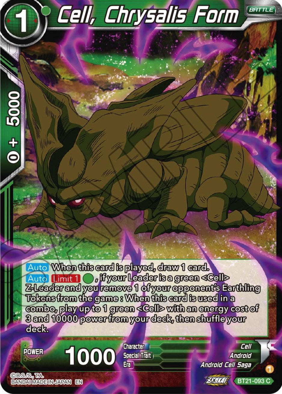 Cell, Chrysalis Form (BT21-093) [Wild Resurgence] | Cracking-Singles