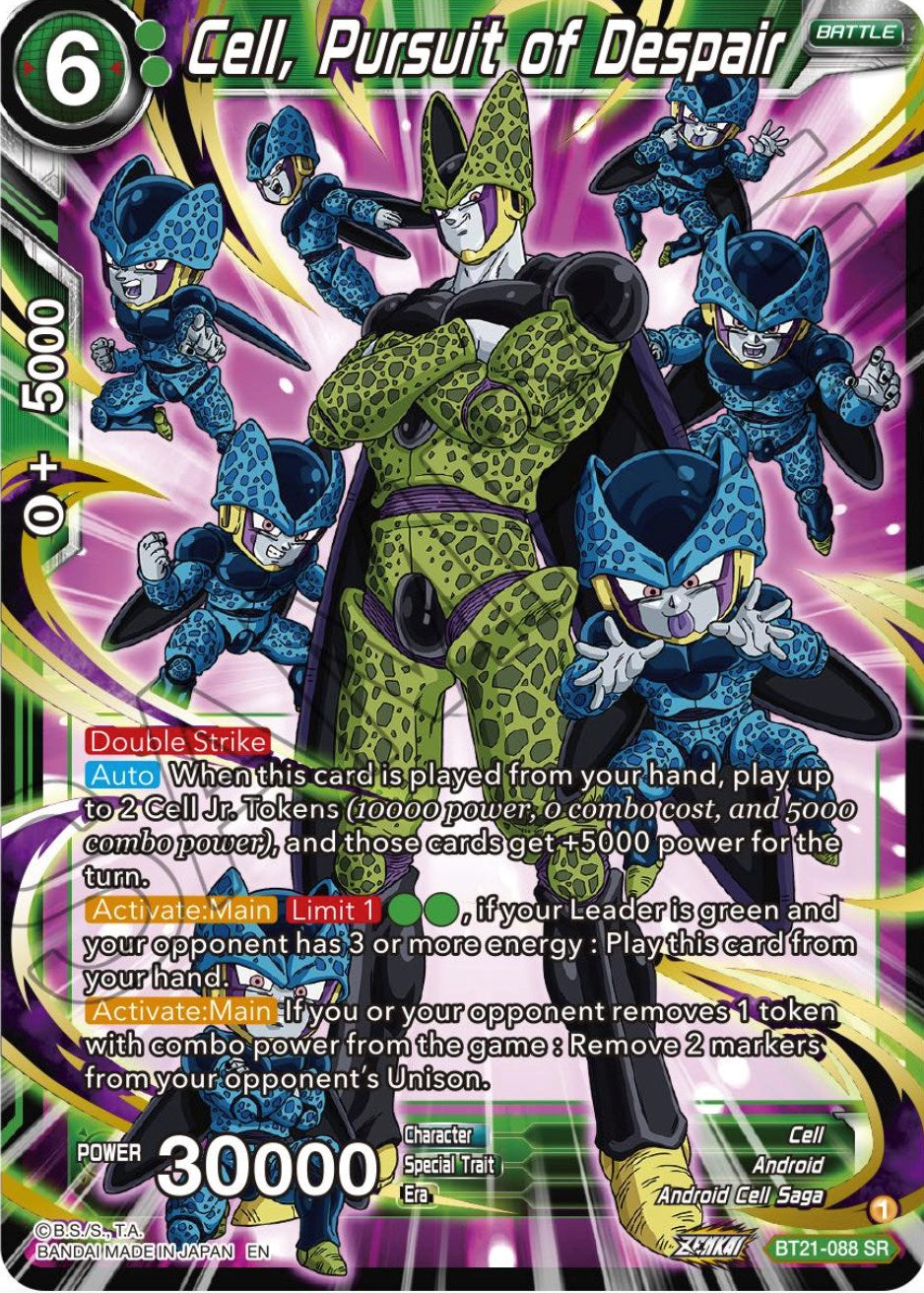 Cell, Pursuit of Despair (BT21-088) [Wild Resurgence] | Cracking-Singles