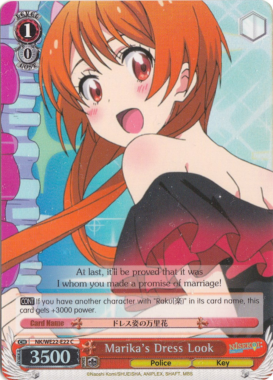 Marika's Dress Look (NK/WE22-E22) (Parallel Foil) [NISEKOI Extra Booster] | Cracking-Singles