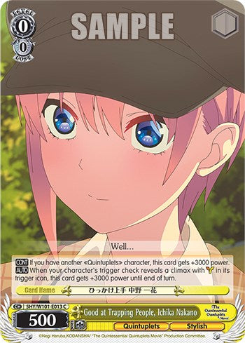 Good at Trapping People, Ichika Nakano (5HY/W101-E013 C) [The Quintessential Quintuplets Movie] | Cracking-Singles