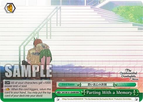Parting With a Memory (5HY/W101-E049R RRR) [The Quintessential Quintuplets Movie] | Cracking-Singles
