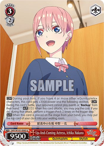 Up-And-Coming Actress, Ichika Nakano (5HY/W101-E065 U) [The Quintessential Quintuplets Movie] | Cracking-Singles