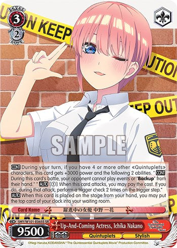 Up-And-Coming Actress, Ichika Nakano (5HY/W101-E065S SR) [The Quintessential Quintuplets Movie] | Cracking-Singles