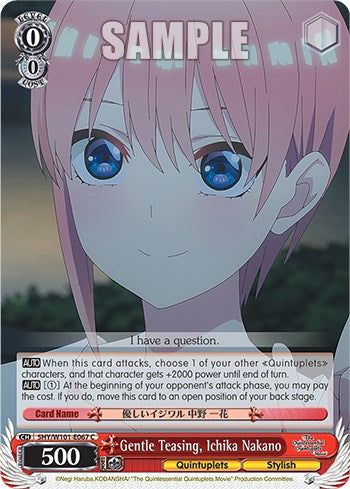 Gentle Teasing, Ichika Nakano (5HY/W101-E067 C) [The Quintessential Quintuplets Movie] | Cracking-Singles