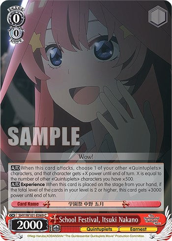 School Festival, Itsuki Nakano (5HY/W101-E069 C) [The Quintessential Quintuplets Movie] | Cracking-Singles