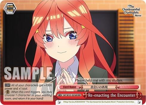 Re-enacting the Encounter (5HY/W101-E076R RRR) [The Quintessential Quintuplets Movie] | Cracking-Singles