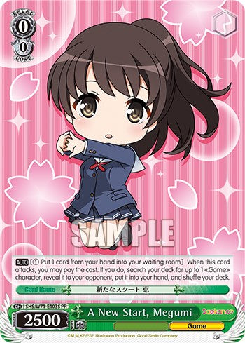 A New Start, Megumi (Foil) [Saekano How to Raise a Boring Girlfriend. flat] | Cracking-Singles