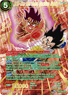 Kaio-Ken Son Goku, Decisive Battle (SPR) (BT15-066) [Saiyan Showdown] | Cracking-Singles