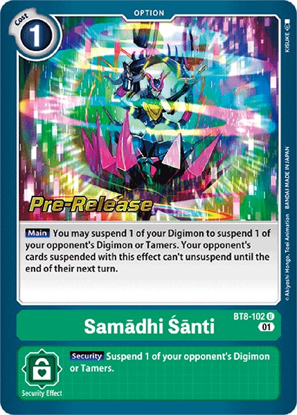 Samadhi Santi [BT8-102] [New Awakening Pre-Release Cards] | Cracking-Singles