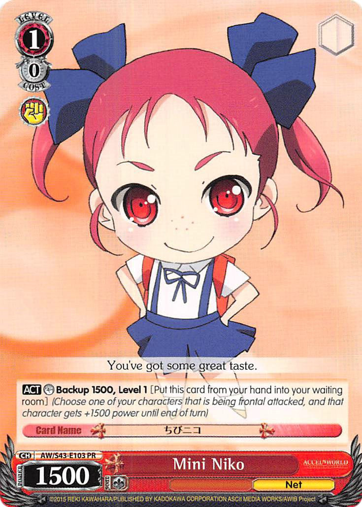 Mini Niko (AW/S43-E103 PR) (Promo) [Accel World -Infinite Burst-] | Cracking-Singles