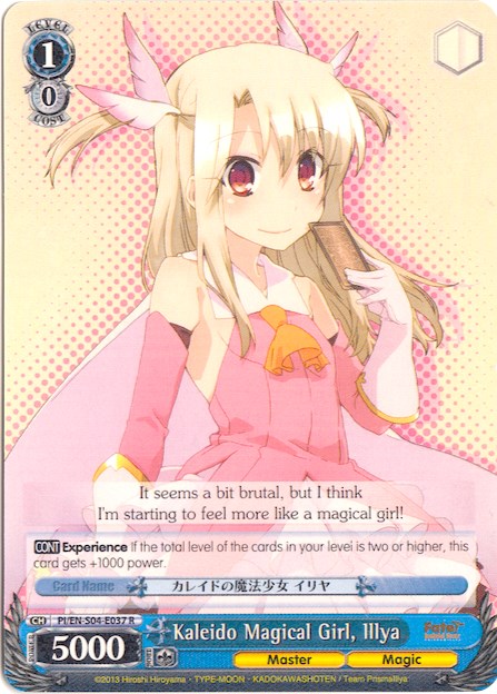 Kaleido Magical Girl, Illya (PI/EN-S04-E037 R) [Fate/kaleid liner PRISMA ILLYA DX] | Cracking-Singles
