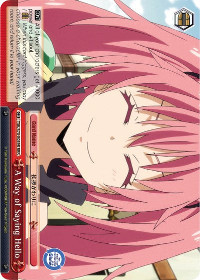 A Way of Saying Hello (TSK/S70-E059R RRR) [That Time I Got Reincarnated as a Slime] | Cracking-Singles
