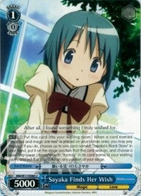 Sayaka Finds Her Wish (MM/W17-E088 U) [Puella Magi Madoka Magica] | Cracking-Singles