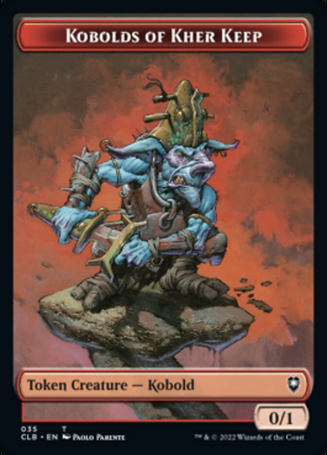 Kobolds of Kher Keep // Treasure Double-Sided Token [Commander Legends: Battle for Baldur's Gate Tokens] | Cracking-Singles