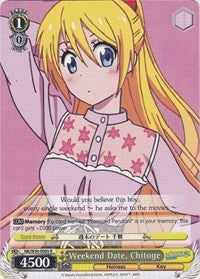 Weekend Date, Chitoge (NK/W30-E005 R) [NISEKOI -False Love-] | Cracking-Singles