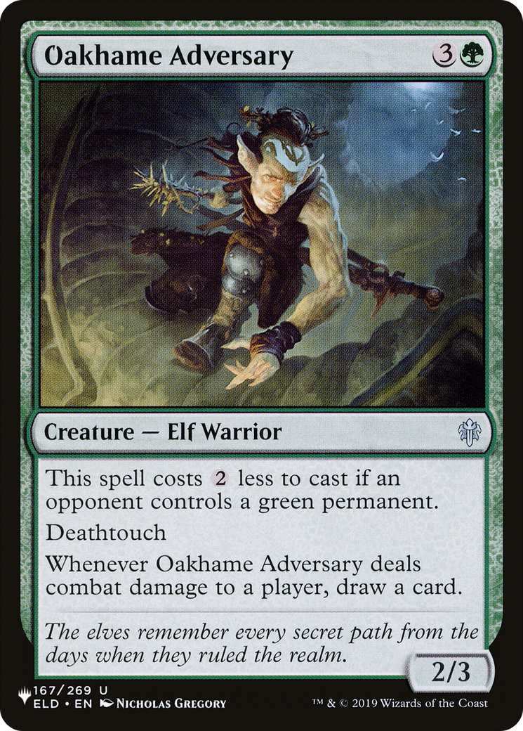 Oakhame Adversary [The List] | Cracking-Singles