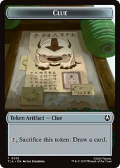 Clue (0015) // spirit (003) Double-Sided Token [Avatar: The Last Airbender Tokens] | Cracking-Singles