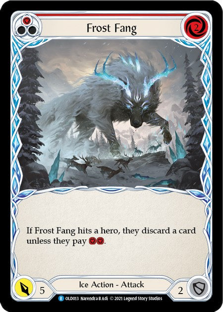 Frost Fang (Red) [OLD013] (Tales of Aria Oldhim Blitz Deck)  1st Edition Normal | Cracking-Singles