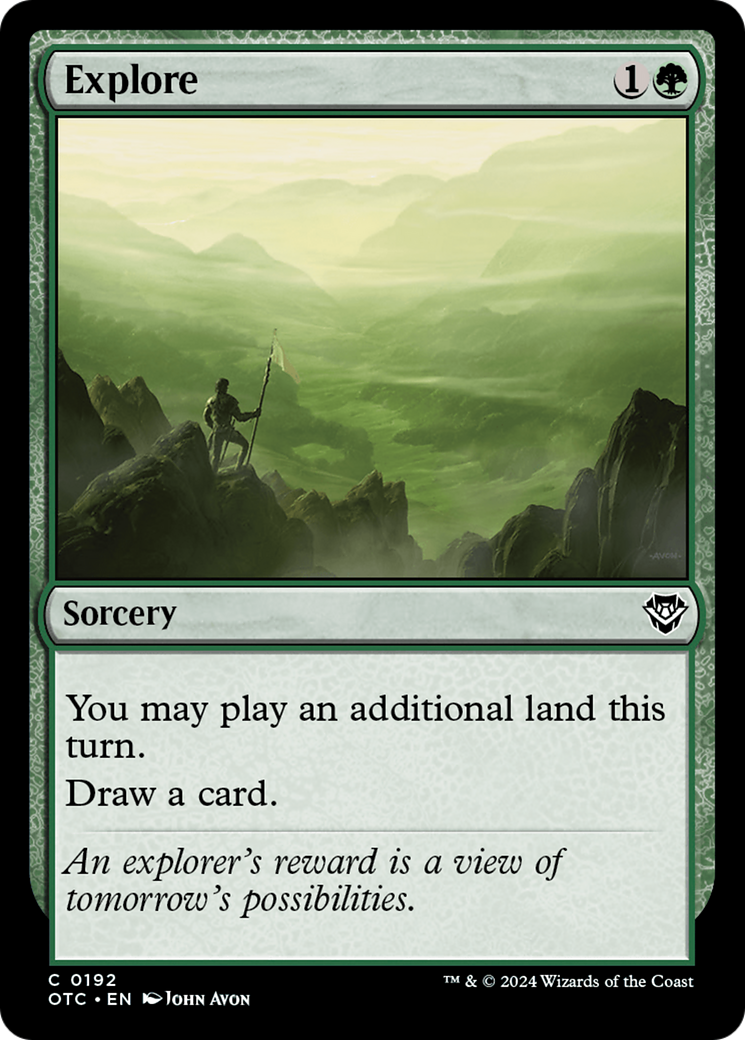 Explore [Outlaws of Thunder Junction Commander] | Cracking-Singles