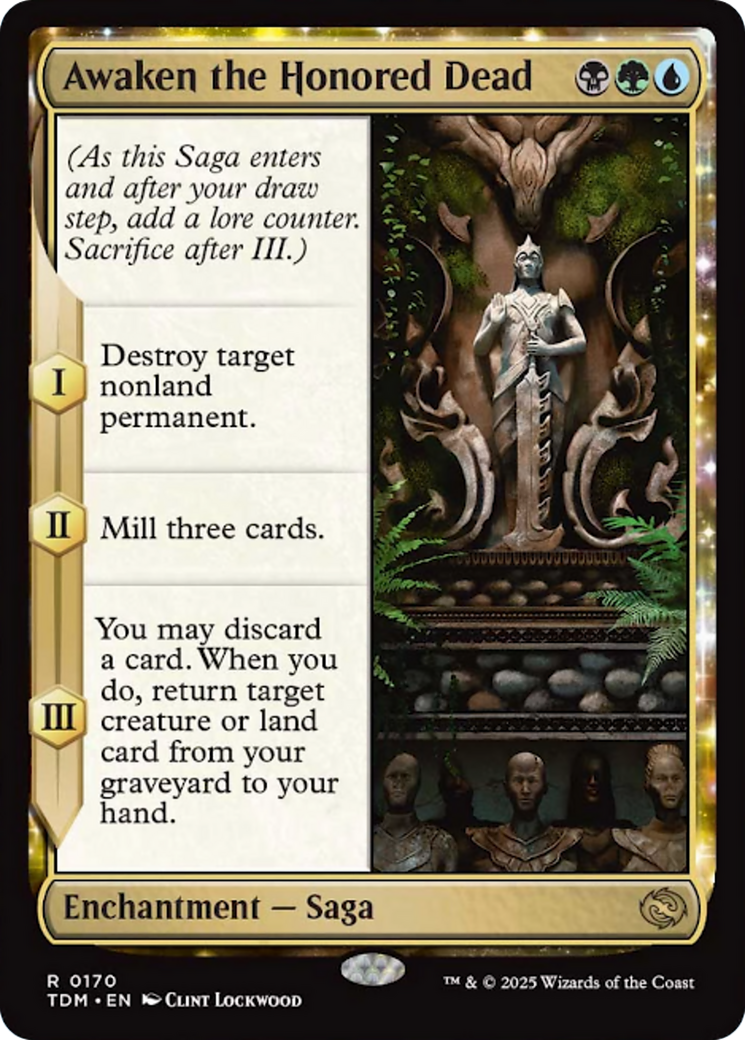 Awaken the Honored Dead [Tarkir: Dragonstorm] | Cracking-Singles