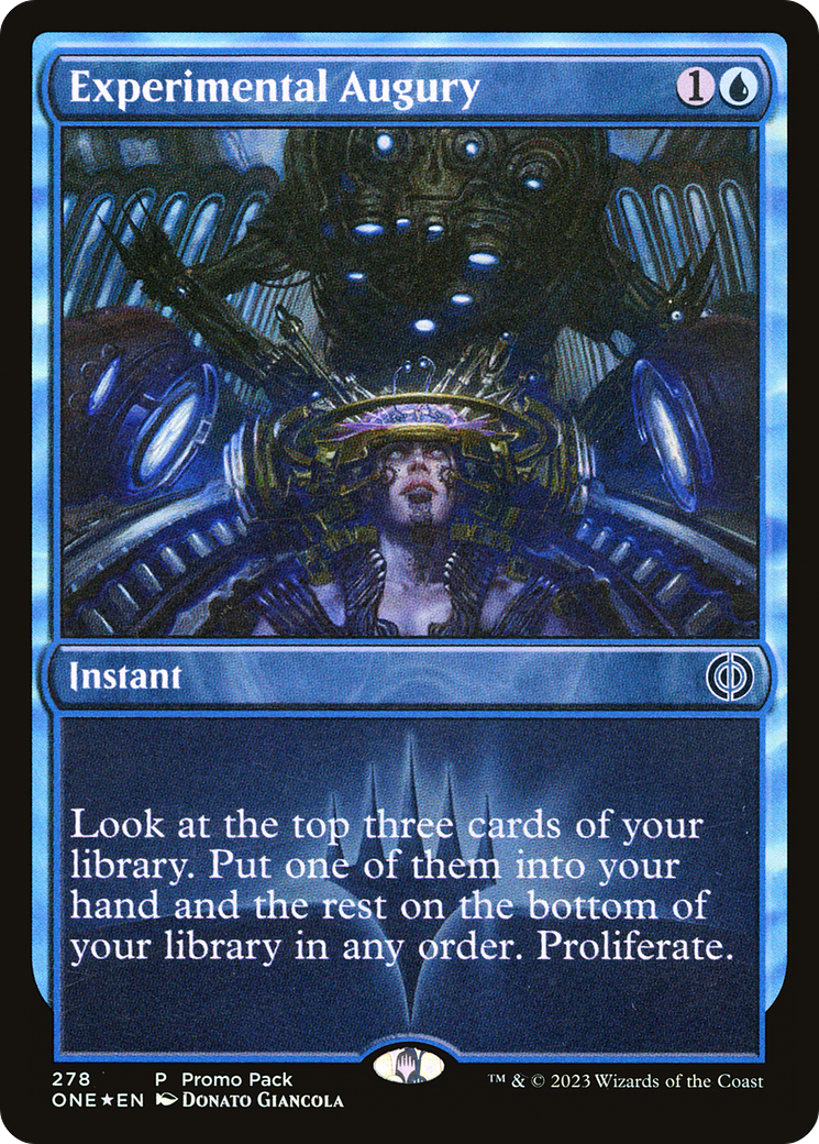 Experimental Augury (Promo Pack) [Phyrexia: All Will Be One Promos] | Cracking-Singles