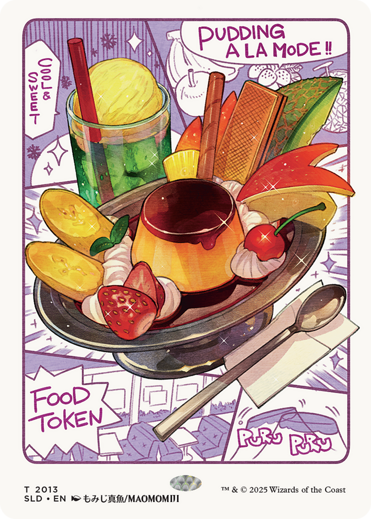 Food Token (2013) (Rainbow Foil) [Secret Lair Drop Series] | Cracking-Singles