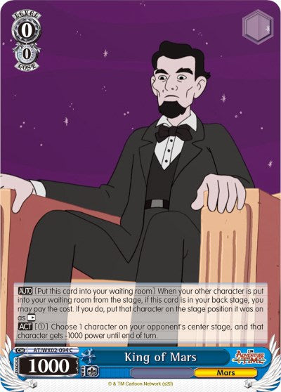 King of Mars (AT/WX02-094 C) [Adventure Time] | Cracking-Singles