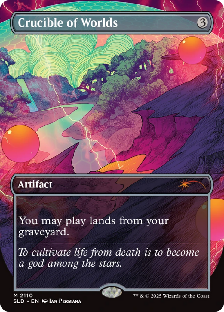 Crucible of Worlds (Galaxy Foil) [Secret Lair Drop Series] | Cracking-Singles