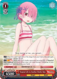 Tropical Life in Another World, Ram (RZ/S55-E027 RR) [Re:ZERO Vol.2] | Cracking-Singles
