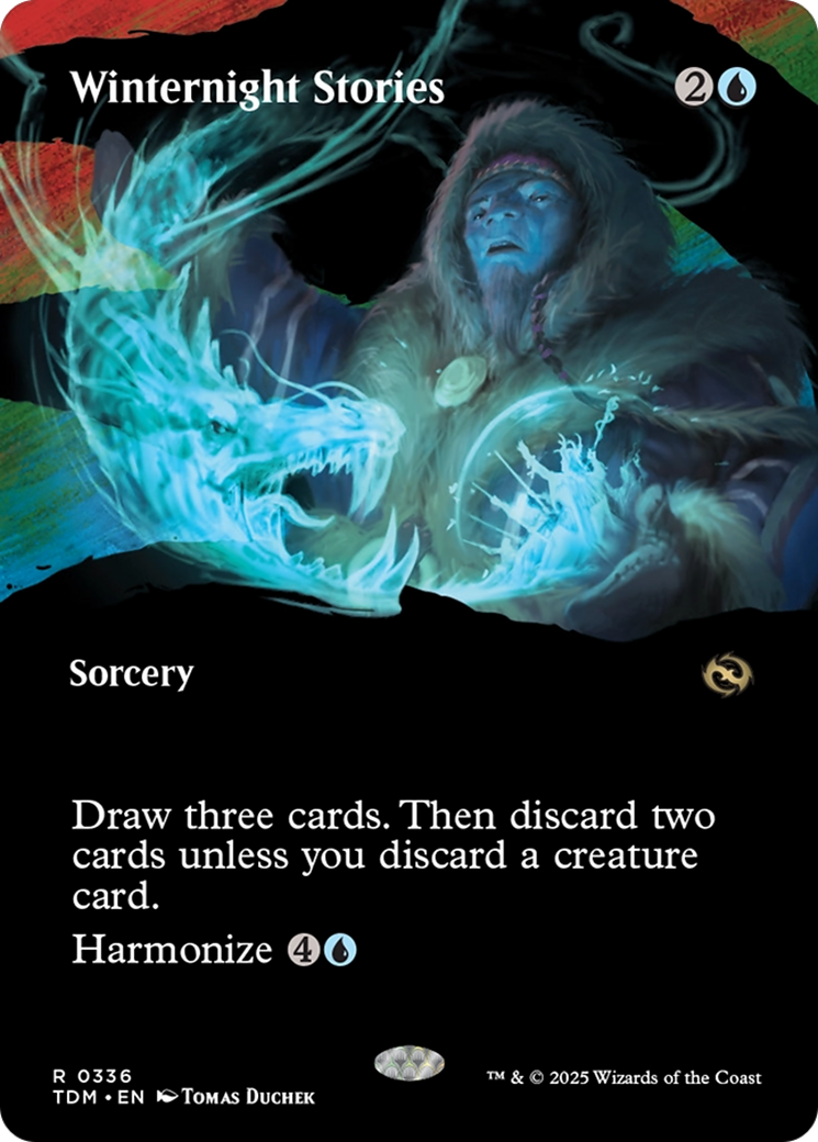 Winternight Stories (Borderless) [Tarkir: Dragonstorm] | Cracking-Singles
