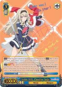 Noble Will, Claudine Saijo (RSL/S56-E068SSP SSP) [Revue Starlight] | Cracking-Singles