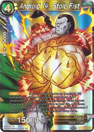Android 14, Stoic Fist (Reprint) (BT9-057) [Battle Evolution Booster] | Cracking-Singles