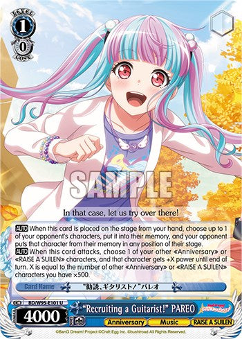 "Recruiting a Guitarist!" PAREO [BanG Dream! Girls Band Party! 5th Anniversary] | Cracking-Singles