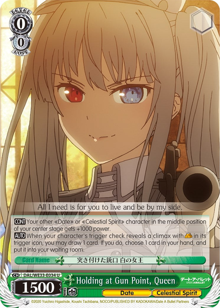 Holding at Gun Point, Queen (DAL/WE33-E034 U) (Parallel Foil) [Date A Bullet] | Cracking-Singles