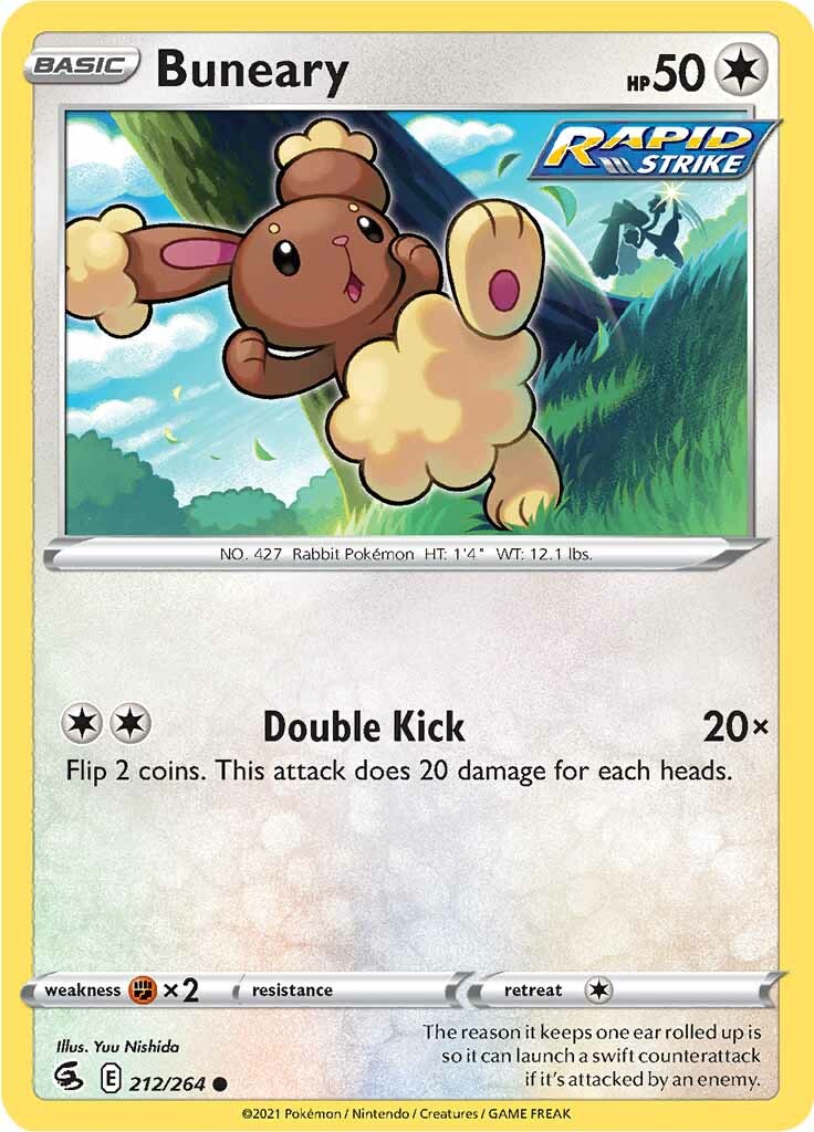 Buneary (212/264) [Sword & Shield: Fusion Strike] | Cracking-Singles
