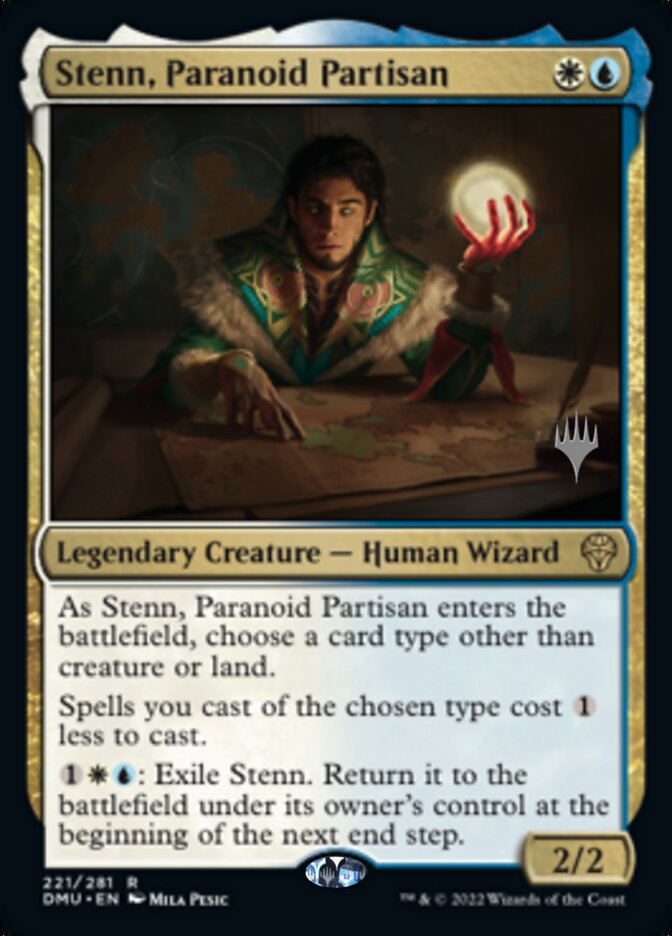 Stenn, Paranoid Partisan (Promo Pack) [Dominaria United Promos] | Cracking-Singles